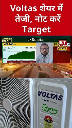Voltas Share में तेजी जानें Target! #shorts #voltas #voltasshareprice #sharemarket #stockmarket