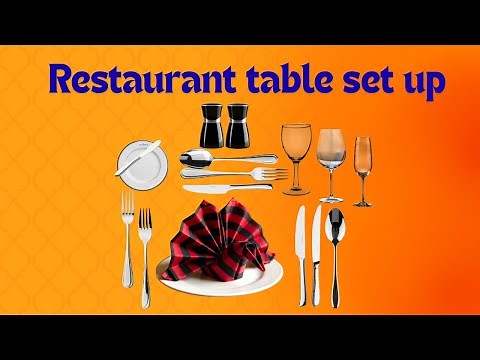 Formal Table Setup | How to Set Up a Restaurant Table