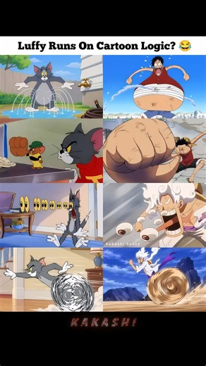 Luffy On Cartoon Logic! 😭🔥 | #Onepiece #Luffy #Anime #Memes #CartoonNetwork