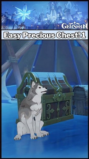 Easy Precious Chest here! 1 (Volkodlak Tundra) - Genshin Impact Snezhnaya 7.0 #GenshinImpact
