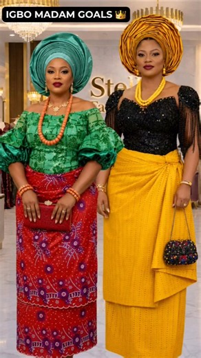 Elegant Igbo Traditional Attire 2026 👑 Luxury George Wrapper & Coral Beads #shorts