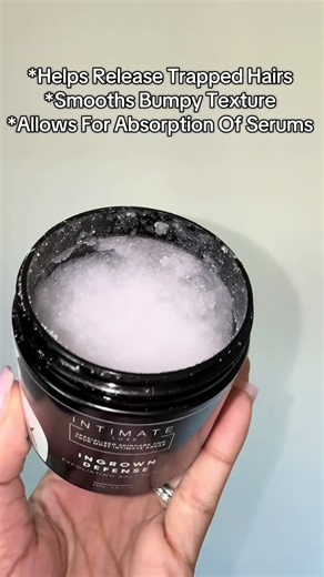 Post hair removal care matters. Exfoliation before and in between shaving or waxing helps prevent ingrowns and congestion and keeps the skin smoother overall. Then follow with Ingrown Eliminator or Complexion Repair to keep the skin smooth and even long term #waxingaftercare #darkspottreatment #underarmcare #IntimateSkincare #ingrownhairtreatment @AaliyahLynnay