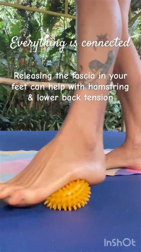 Foot release 🩵 #fascia #flexibility #fascialrelease #psoas #hamstrings