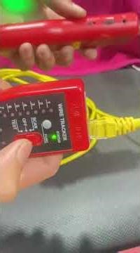 “LAN Cable Testing using Wire Tester | Practical Demo”