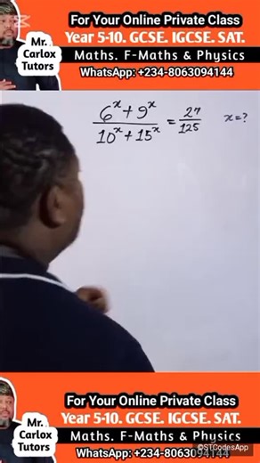 36 reactions | Exponential Equation... #fyp #maths #maths #gcse #physics | Roberto Ebeye | Facebook