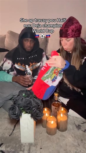 Georges Ashley on Instagram: "Anything for those World Cup tickets!!! @fifa how about two tickets for the Haiti vs Brazil game!?! 👀 💕🇭🇹 #georgesandashley #haitiantiktok #couplegoals #funnycouple #haitian #mixedcouple #funnyclips #haitianmusic #fifa #worldcup #soccer #fyp #fypシ #soccerworld #fifaworldcup"