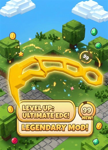 Geometric Karambit Prop | Blocky Voxel Style Display, Yellow Matte Finish - Etsy