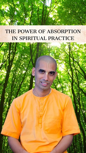 5.8K views · 388 reactions | A zero‑watt bulb glows, a stadium flood blazes—intensity differs. A beginner chants, reads Gita, worships Krishna, yet the depth is dim. An advanced devotee feels the same practices with burning love. Without inner intensity, years slip by, love stays shallow. Let us boost your focus, chant louder, study deeper, serve selflessly. Feel Krishna in every breath. | Gauranga Darshan Das | Facebook