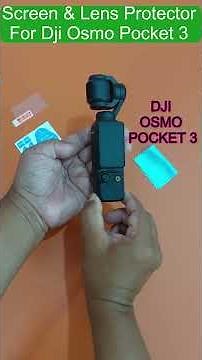 Install a Tempered Glass Screen Protector on DJI Osmo Pocket 3 #Shorts