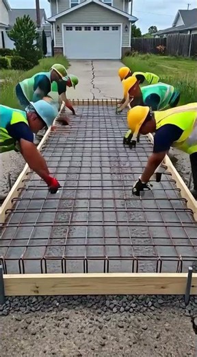 Collapsed Concrete Driveway Restoration | Exposed Aggregate Concrete Timelapse Transformation