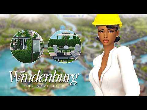 the windenburg save file: building the tennis court | episode 3 | the sims 4