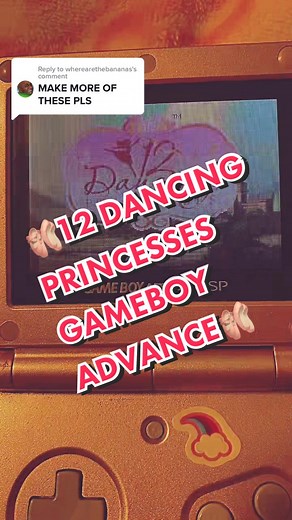 Relive Childhood Memories with 12 Dancing Princesses Game on Gameboy Advance