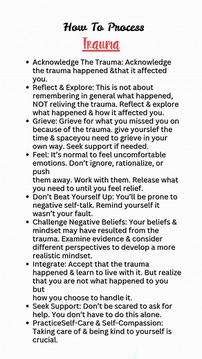 How To Process Trauma | Empathic Perspectives