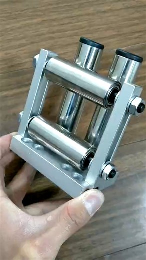 Four-roller Electrical Cable Guide Wire Roller for Winding, Iron Base Steel Roller GP traverse Unit Wire Dual Shaft Linear Guide