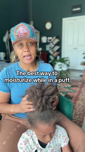 Moisturize to Prevent Middle Breakage: Puff & Ponytail Care
