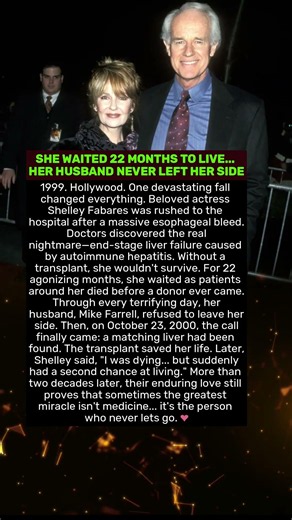 SHE WAITED 22 MONTHS TO LIVE... HER HUSBAND NEVER LEFT HER SIDE