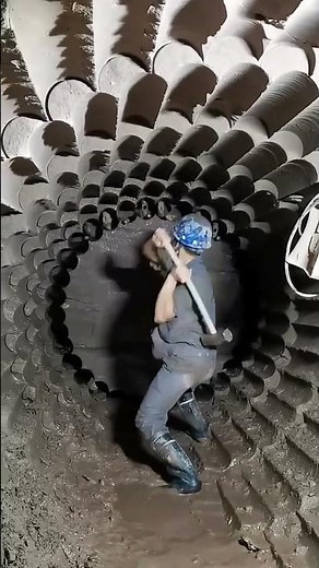 Amazing digging process of the cave