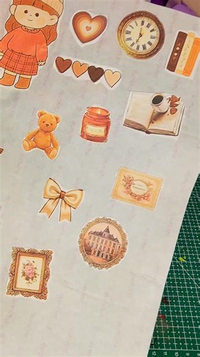 Homemade KAWAII STICKER make എന്നാപ്പിന്നെ ഉണ്ടാക്കിയാലോ|| delulu life...#craft #diy #shots #art