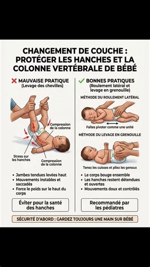 CHANGEMENT DE COUCHE DE BÉBÉ (ABONNEZ-VOUS)