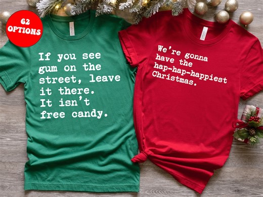 Custom Buddy the Elf Shirts, Elf Movie 60 Plus Quotes, Matching Family Christmas Tee, Elf Xmas Sayings Tops and Tees - Etsy