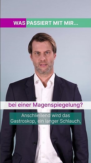 Was passiert mit mir bei einer Magenspiegelung? | Asklepios #shorts