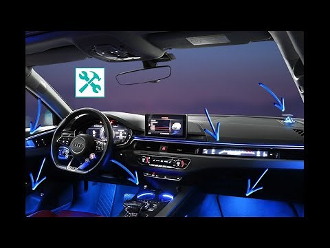 Audi | How To install AMBIENT led LIGHT? 🛠 💡