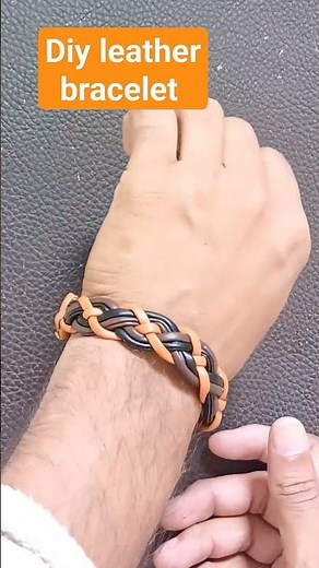 diy leather bracelet