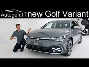 all-new VW Golf 8 Variant with Golf Alltrack REVIEW Exterior Interior - all-new estate 2021