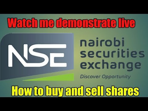 How to Buy and Sell on Nairobi Securities Exchange? Watch me live buying and sellng shares online.