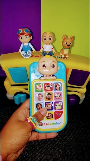 Cocomelon Cute learning phone #asmr#shorts #shortsfeed #satisfying #cocomelon #sonic #cute #loop #1k