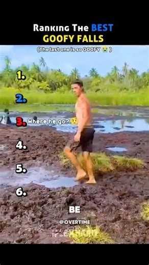 Ranking The Best Goofy Falls💀😭 #shorts