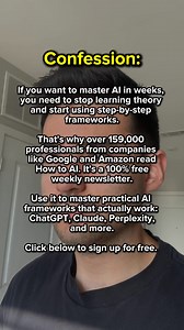AI is moving too fast to learn by trial-and-error. The people who fall behind don’t fail because they’re lazy — they fail because they don’t have a simple guide that shows exactly how to use AI to get more done. Subscribe to the How to AI newsletter. It's free. | How to AI