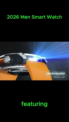 #147 - 2026 Men Smart Watch with GPS Maps Waterproof Fitness Watch