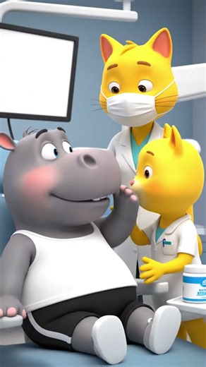 Chuppy & Hippo | A Gentle Trip to the Dentist.