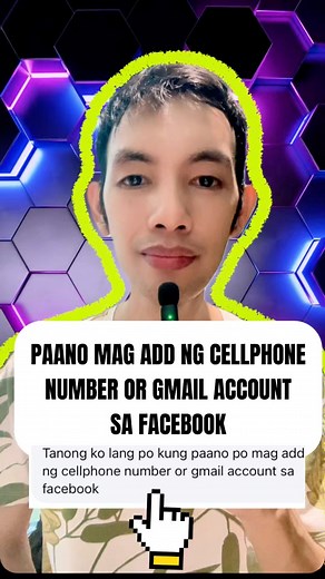 10K views · 62 reactions | Paano mag add ng cellphone number or gmail account sa facebook #fbreelsfypシ゚ #fbreels #fbreel #facebookviral #tips #tutorials #facebookpost | Emer Tv | Facebook