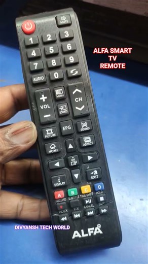 Alfa Smart tv Remote 📺 #shorts