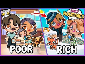 🌟 Clash of Families Rich vs. Poor at Our Hotel 🏨 Avatar World ✨Daily Routines