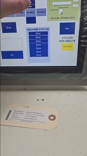 Allen Bradley 2711P-T10C21D8S/C PanelView Plus 7 #onestopresource #testing #allenbradley