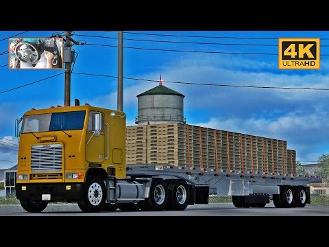 ATS Gameplay 4K Driving a Freightliner FLB with a Cummins 444 in Mexico from Loreto to Mexicali