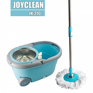 [Hot Item] Joyclean New Magic Spin Mop with Wheels and Detachable Basket