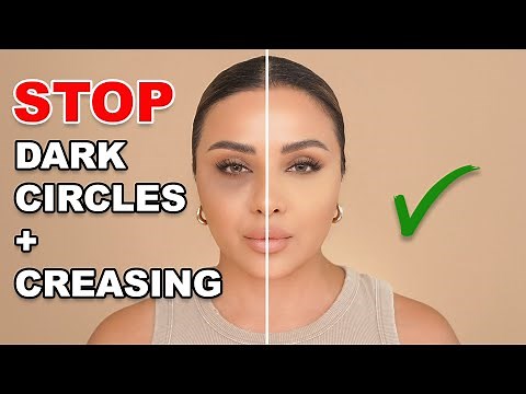 How To Cover Up Under Eye Dark Circles & Stop Concealer From Creasing In Wrinkles 2024 | Nina Ubhi