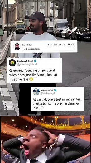 Atleast KL plays test innings in test cricket but some play test innings in ipl 💀