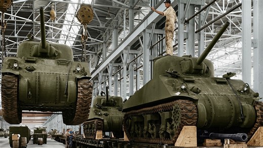 They built a tank with five car engines - and sent it to war