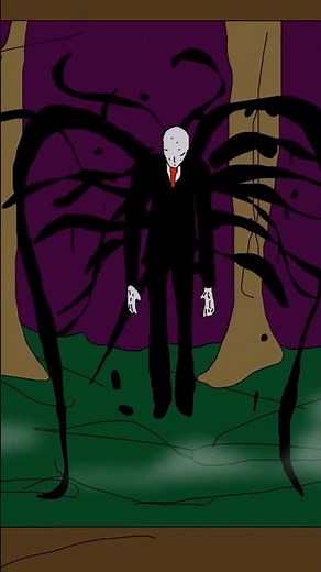 Slenderman scary animation #halloween #animation #spooky #horror #horroranimatedstories #slenderman