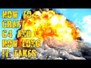 Miscreated : How to craft C4 and how long does it take ( Timers included )