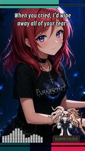 Evanescence - My Immortal (lyrics)🔥 #anime #metal #heavymetal #rock #nightcore #music #lyrics