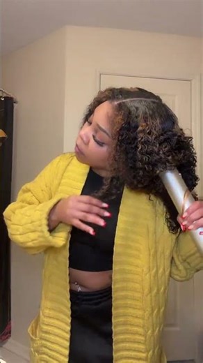 Gorgeous ✨✨SPOU 7x6 Kinky Curly Face-Framing Wear Go Glueless Wig 😍