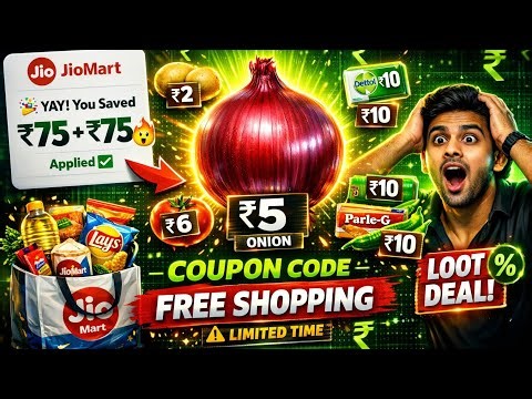 Jiomart Coupon Code Today | Jiomart 100 Free Shopping | Jiomart 100 off coupon | Jiomart offer today