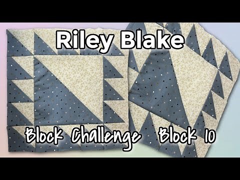Riley Blake Block Challenge 2021 | Quilt Block 10 | Free Quilt Block Pattern