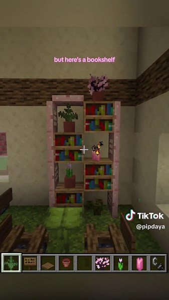 Flowery Café Interior in Minecraft | Fairycore & Cottagecore Builds
